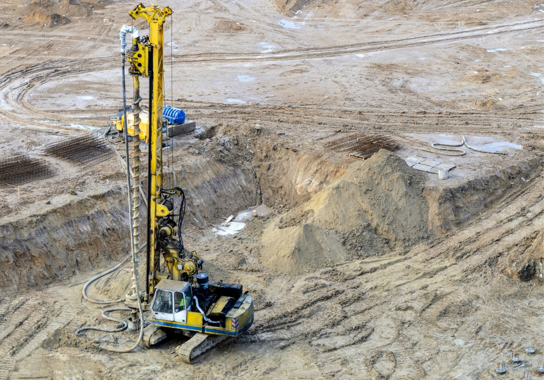 Quarry drilling operation supported by MMST in Uganda