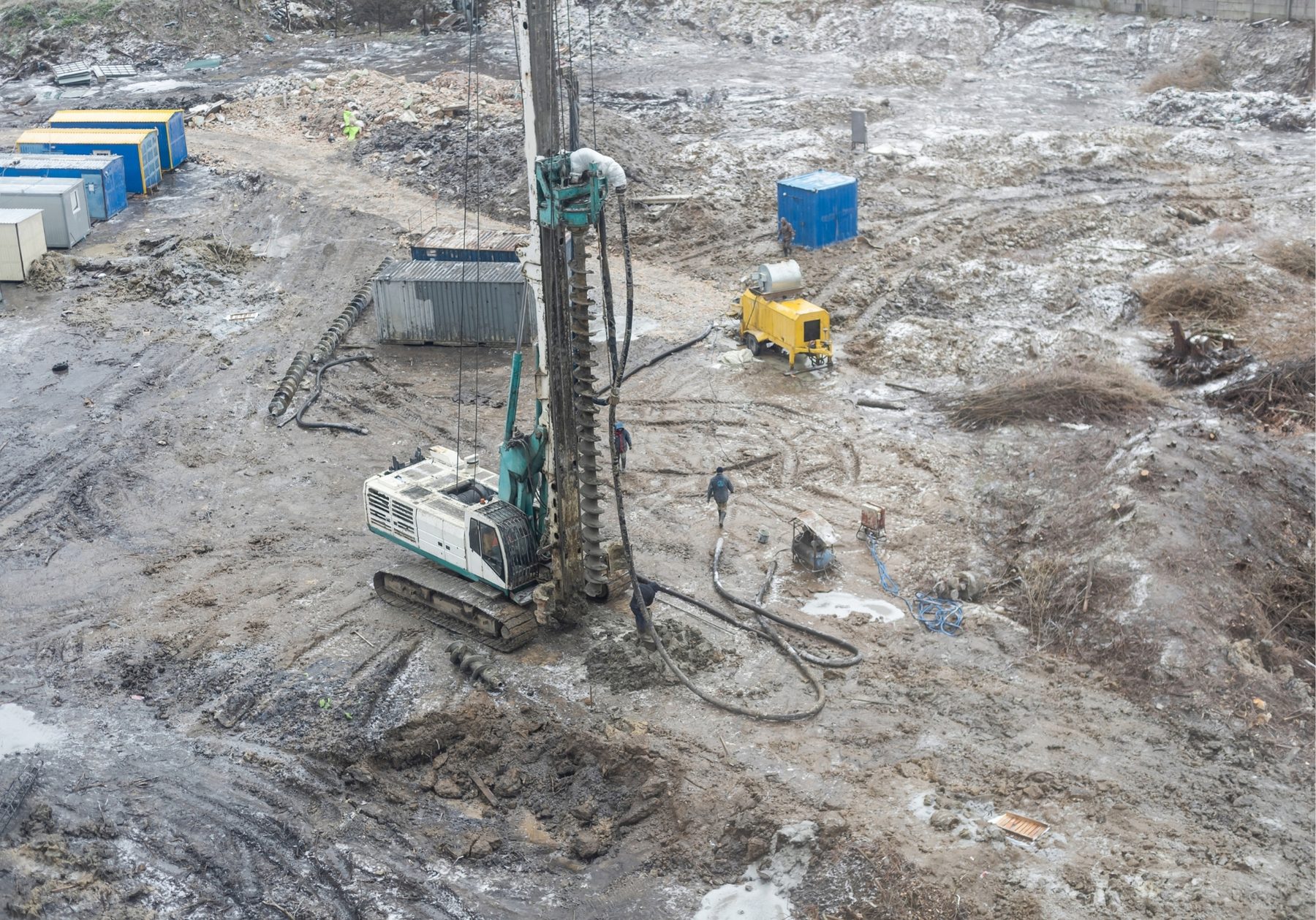 MMST field service crew on site at a mining operation