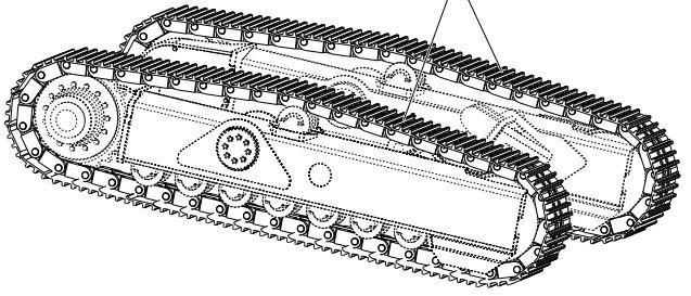 Drill rig undercarriage components
